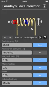 Faraday's Law Calculator screenshot 7