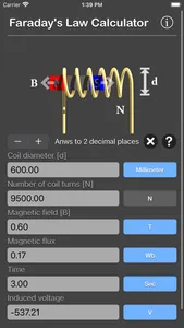 Faraday's Law Calculator screenshot 9