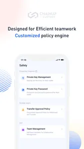 ChainUp Custody:  Institutions screenshot 2
