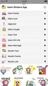 Islam Stickers App screenshot 9