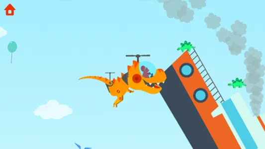 Dinosaur Helicopter Kids Games screenshot 7