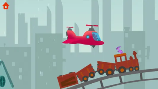 Dinosaur Helicopter Kids Games screenshot 8