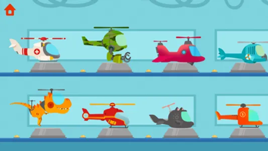 Dinosaur Helicopter Kids Games screenshot 9