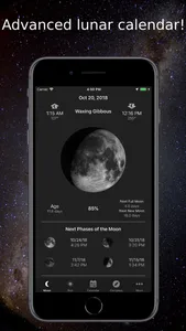 Moon Phase Calendar & Compass screenshot 0