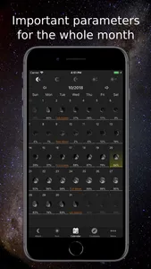 Moon Phase Calendar & Compass screenshot 2