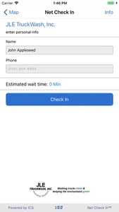 Net Check In - JLE TruckWash screenshot 1
