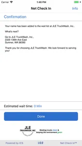 Net Check In - JLE TruckWash screenshot 2