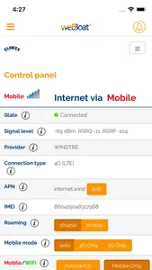 weBBoat 4G Lite™ screenshot 0