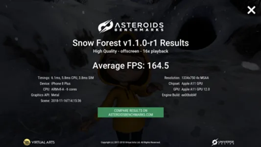 Snow Forest Benchmark screenshot 9