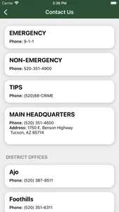 Pima County Sheriff's Dept screenshot 1