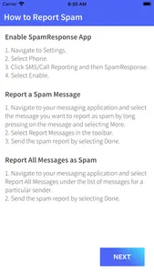 SpamResponse screenshot 0