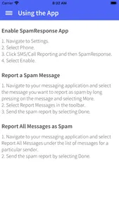 SpamResponse screenshot 5