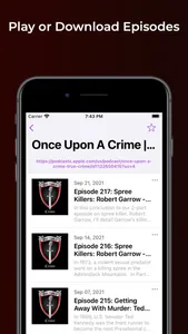 True Crime Podcast screenshot 2