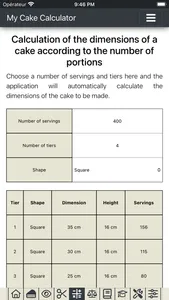 My Cake Calculator screenshot 8