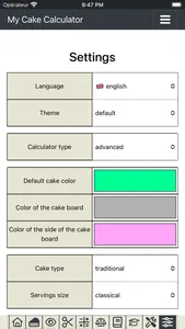 My Cake Calculator screenshot 9