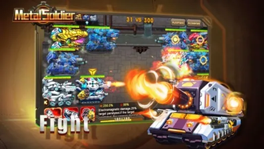 Metal Soldier:Tanks wars blitz screenshot 3