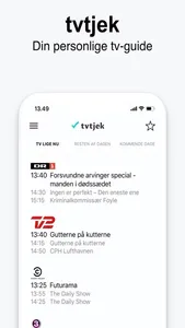 Tvtjek - Dansk TV-Guide screenshot 0