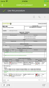 CONFORMiT Lockout/Tagout screenshot 4