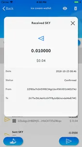 Skycoin screenshot 5