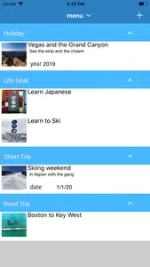 bucket list life planner Ryoko screenshot 0