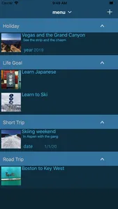 bucket list life planner Ryoko screenshot 1