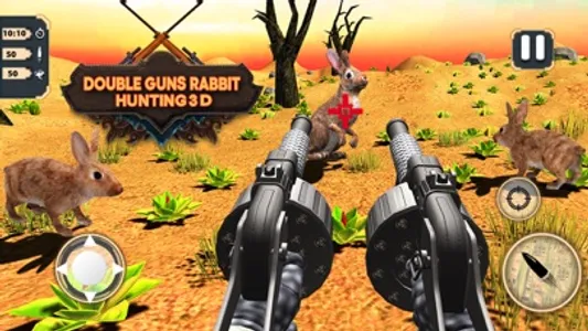 Double Guns Rabbit Hunting 3D screenshot 0