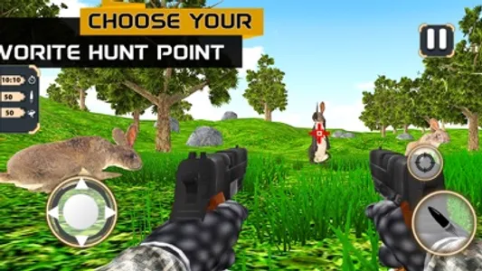 Double Guns Rabbit Hunting 3D screenshot 2