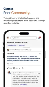Gartner Peer Community screenshot 0