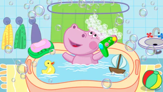 Hippo pet care game simulator screenshot 3