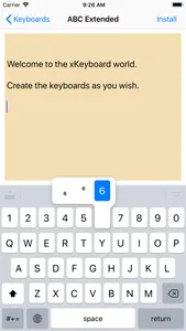 xKeyboard - Custom Keyboard screenshot 0