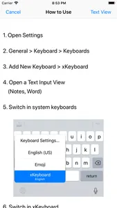 xKeyboard - Custom Keyboard screenshot 7