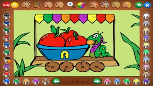 Coloring Book 5: Alphabet screenshot 0