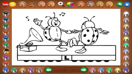 Coloring Book 5: Alphabet screenshot 4