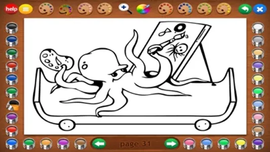 Coloring Book 5: Alphabet screenshot 7