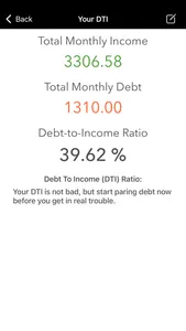 Debt To Income Calculator screenshot 3