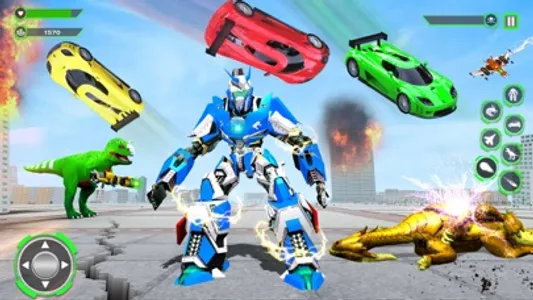 Wild Dino Robot Transform Game screenshot 1