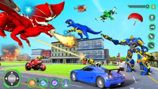 Wild Dino Robot Transform Game screenshot 4