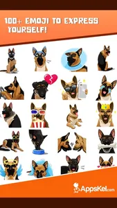 German Shepherd Emoji Sticker screenshot 3