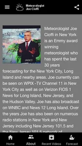 Meteorologist Joe Cioffi screenshot 1