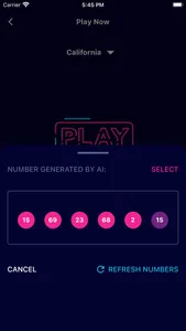 Smart Lotto Number Generator screenshot 1