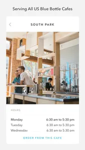 Blue Bottle Coffee screenshot 2