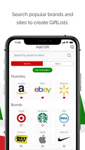 GiftList – A Gift Tracking App screenshot 1