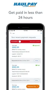 HaulPay screenshot 1