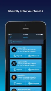 ACM Blockchain Wallet screenshot 2