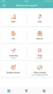 WOUND APP screenshot 1