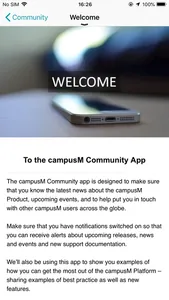 campusM Community screenshot 1