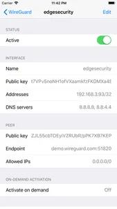 WireGuard screenshot 1