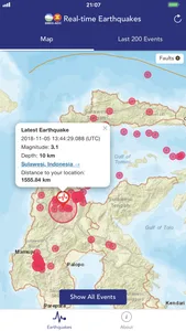 BMKG Real-time Earthquakes screenshot 0