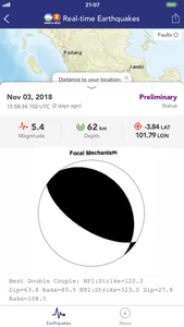 BMKG Real-time Earthquakes screenshot 4