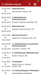 Mittelalter Kalender screenshot 0